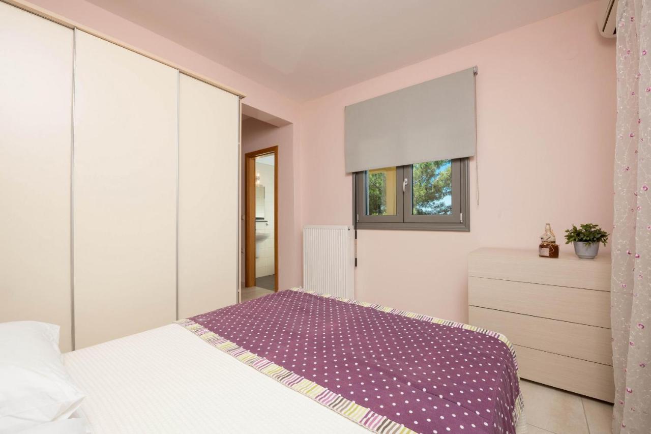 Louloudis Pool Villa Szkála Rahoníu Kültér fotó